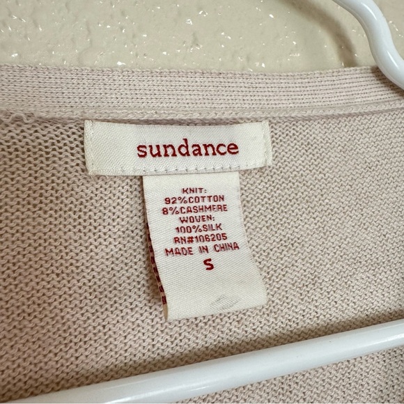 Sundance Cotton Cashmere Silk Blend Cardigan - Picture 3 of 4